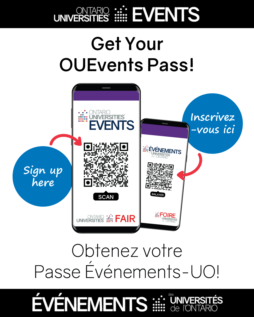 Get your OUEvents Pass! ouevents.ca
Obtenez votre Passe Événements-UO! ouevents.ca/fr
